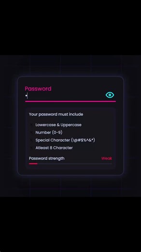 Devloper Sumit on Instagram: "Password validator using HTML, CSS and JavaScript 🚀#javascript #html #html5 #webdevelopment #100daysofcode #css3 #java #website"