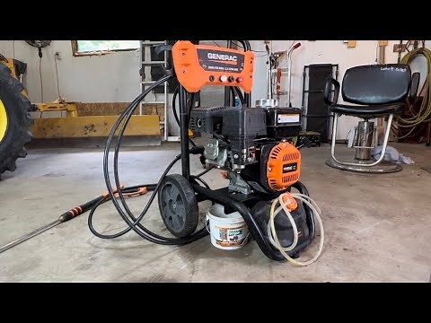 Changing the oil on a Generac Pressure Washer