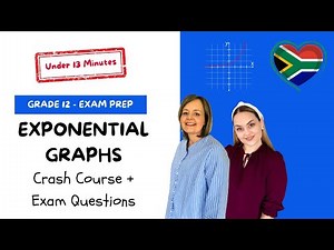 Grade 12 Maths: Exponential Graphs Explained + DBE Past Paper Question | CAPS Exam Prep