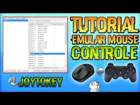 TUTORIAL: Emular Mouse no Controle / JoytoKey