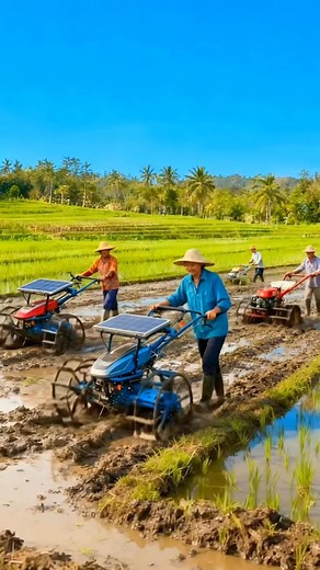 solar-powered tractor with electricity 🕹🔋🔌 | X-Vans