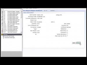 QAD Shipper Workbench via Automated Data Collection