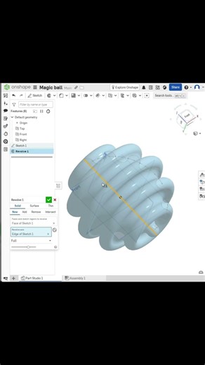 Magic ball in Onshape