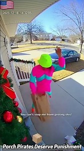 Porch exploding package box with glitter🏳️‍🌈✨🦄#porchpiratecaught #glitter #package #prank #fyp