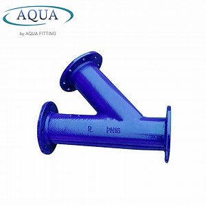 [Hot Item] Water Pn10 Pn16 Pn25 All Flanged Tee with 45° Angle Branch Flanged Elbow Bend Spigot Tee