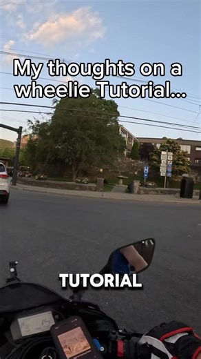 Stevie on Instagram: "My thoughts on a wheelie tutorial… ——— ——— ——— ——— ——— ——— ——— #yamaha #yamahar3 #yamahar6 #kawasaki #cfmoto #bmw #ducati #honda #ktm #suzuki #aprillia #triumph #motostreetteam #bikes #bikesofinstagram #bikelife #motorcycle #motorcyclelife #motorcyclesofinstagram #slow #fast #wheelies #stoppies #stunt #motorbike #real #relatable #fyp ——————————————————————— The motorcycle video you are about to watch features a random individual who was permitted to ride the bike. The speed