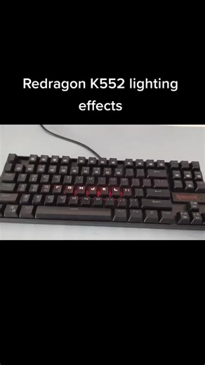 Mechanical Keyboard @Redragon K552 Lighting effects #keyboard #mechanicalkeyboard #redragon #asmrsounds #satisfying #satisfyingvideo