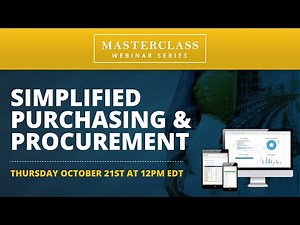 Jonas Masterclass Ep. 28: Simplified Purchasing & Procurement