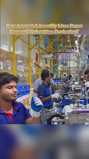 How Automated Assembly Lines Power Humanoid Robot Mass Production？