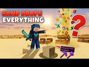 The Craziest Minecraft Mod: Sand Drops ANYTHING