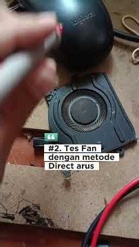 PENGECEKAN FAN LAPTOP DELL LATITTUDE 5320 TIDAK BERFUNGSI.