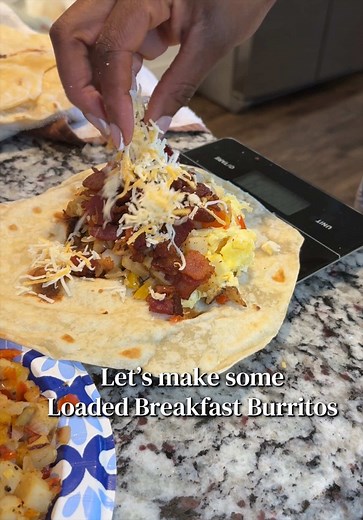 Loaded Breakfast Burrito Meal Prep Recipe