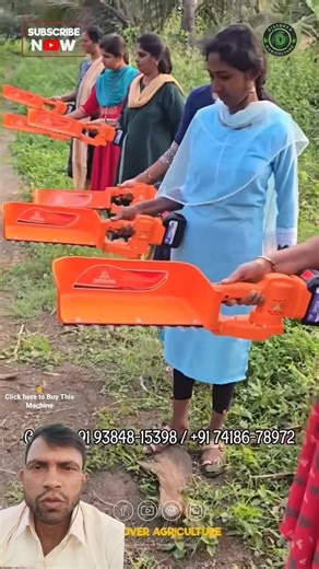 Introducing New Battery Operated Grass Harvesting Hedge Trimmer Machine 🔥#agriculture #farming