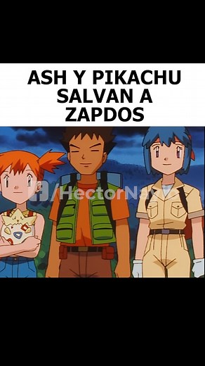 ASH Y PIKACHU SALVAN A ZAPDOS! #pokemonanime #pokemon #ashketchum #pikachu #reelsviralシ | HectorNayib