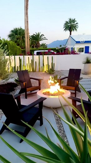 Desert makeover designed by Yardzen, installed by Gus Landscapes #backyardvibes #backyardtransformation #yardtransformation #outdoorliving