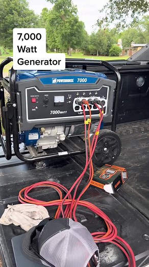 Teaching teenagers a little electricity knowledge using our Powerhorse 7,000W generator from @Northern Tool and our 10,000W halogen switch board. .#shoplife #shoptool #tools #toolsofthetrade #op169 #electrical #construction #education #teachemyoung #northerntool