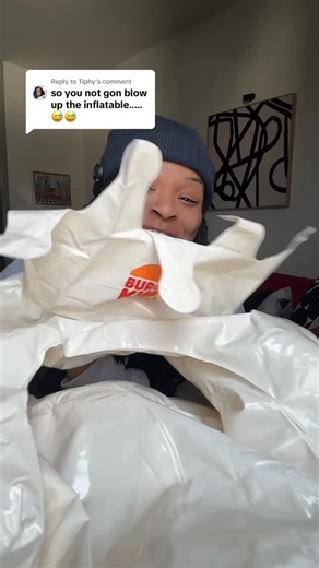 MunchwithDes on Instagram: "I blew up the Burger King Pool Float for yall 😊 — this is from Day 7 of the BK Advent Calendar @burgerking"