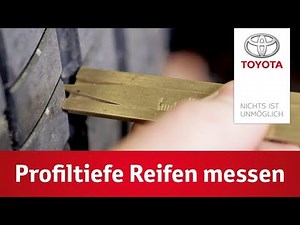 Profiltiefe bei Reifen messen | Hilfe rund um den Autoreifen