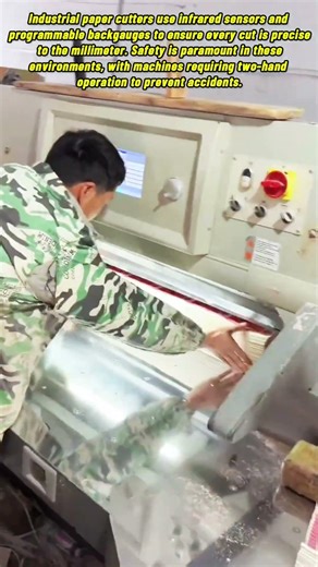High Speed Industrial Paper Cutting For Large Scale Printing