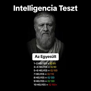 🤔Okosabb vagy, mint az átlagos magyar? 👉Magyarországon az átlagos IQ 98. Ez 62-vel kevesebb, mint Einsteiné és Stephen Hawkingé! Szerinted ennél okosabb vagy? Tedd próbára az agyad a MYIQ-val, és nézd meg, mennyire vagy valójában intelligens: 💡Szórakoztató tréningjátékok, amelyekkel tesztelheted a memóriádat, a gyorsaságodat és a logikai gondolkodásodat 📈Teszteld magad idővel, hogy megismerd kognitív képességeidet ⏰Gyors agytornák, amelyeket unatkozás közben is elvégezhetsz Ezen felül edzd a