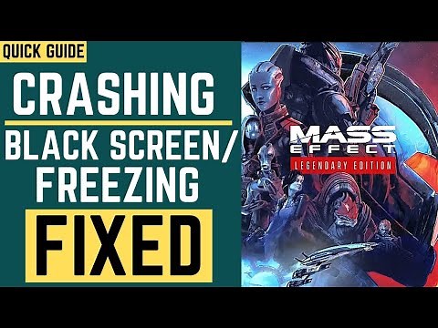 Mass Effect Legendary Edition Crash Fix| Black Screen | FREEZING |Stuck On Loading| Not Launching