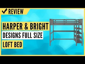 Harper & Bright Designs Full Size Loft Bed