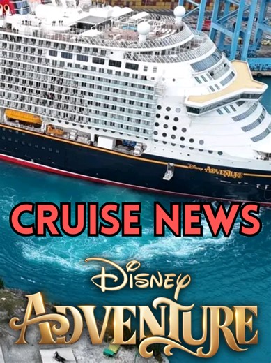 Disney Adventure Cruise Ship Arrives in the Bahamas