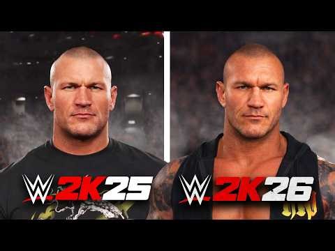 WWE 2K26 vs WWE 2K25 - More Superstar Comparison (Graphics & Entrance)