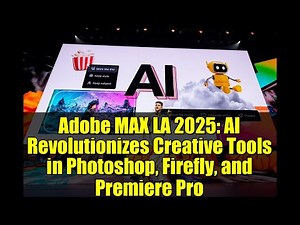 Adobe MAX LA 2025: AI Revolutionizes Creative Tools in Photoshop, Firefly, and Premiere Pro