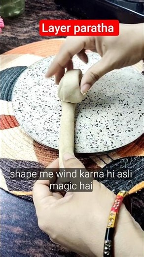Layer paratha #homebitewithkt #cooking
