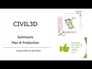 Civil3D - Earthwork Plan & Production