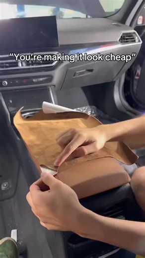 BMW G20 center console renovation ✨ #g20 #bmw #bmwg20 | Alcantfabric