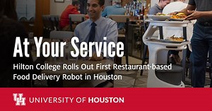 UH Rolls Out First Restaurant-based Food Delivery Robot in Houston