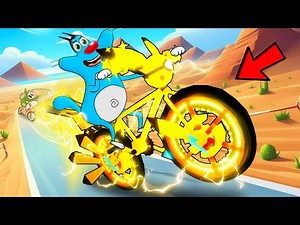 Roblox Oggy Challanged Jack In World Bike Championship!