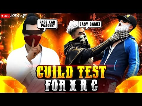 🔴 Free Fire Live Guild Test 🔥 1v4 Hardest Fight☠️ | Road to 15k Subscribers❤️ | #fflive #guildtest