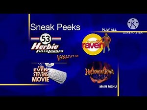Sneak Peeks Menu to the That’s So Raven DVD Game 2005 DVD (what if?!)