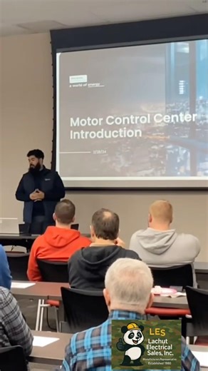 Motor Control Center Training – Packed House! ⚡🏭 #manufacturing #electrical #motor #control #live