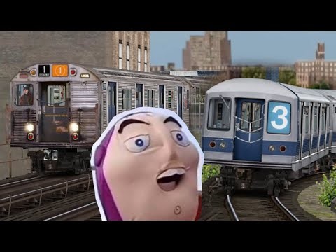 OpenBVE Fools: B division trains on the A division.