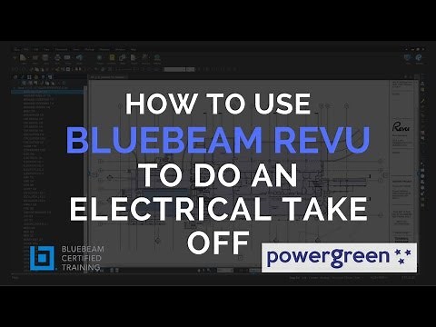 TS2 - How to do an Electrical take off with Bluebeam Revu