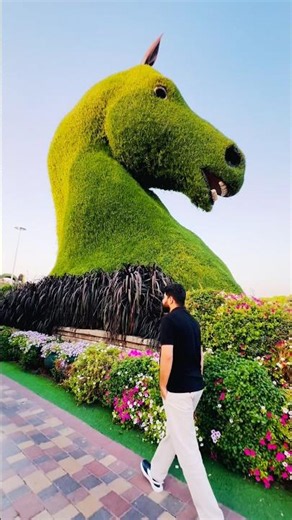 🤩 One of the World's Most Incredible Gardens Dubai Miracle Garden 4K Walk #dubai #flowers #wow #dxb