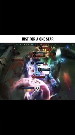 Just for a one star 💀 #mobilelegends