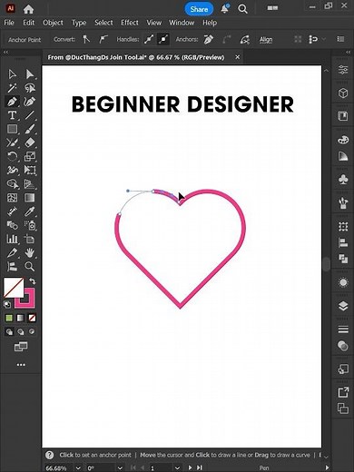 Professional Design Tips Part 1 - Utilizing the Join Tool in Adobe Illustrator #ducthangds