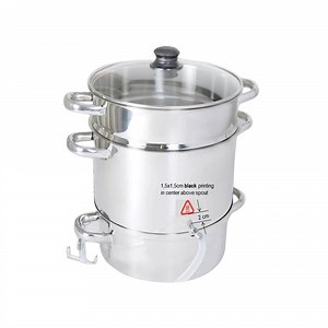 [Hot Item] Home Appliance Steam Juicer Electric Stainless Steel Fruit Steam Cooker
