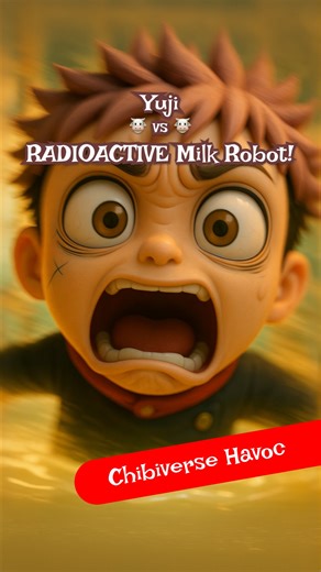 Chibiverse Havoc on Instagram: "YUJI vs A RADIOACTIVE Milk Robot! 🐮 JJK Chibi Club #jujutsukaisen #myheroacademia #yuji #yujiitadori #gojo #animation #anime #gojosatoru #jjk"