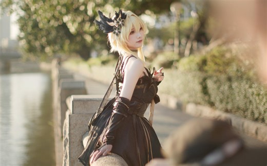 【8K】画质极致体验 coc漫展 广州coc03 彼晨 原神 同人cos 失落深渊 莹 旅行者 路人视角 by EOS R5C