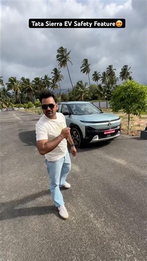 Tata Sierra EV Safety Feature😍 #automobile #luxury #trending