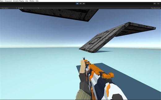 unity学习 过程记录1 fps移动 射击 换弹