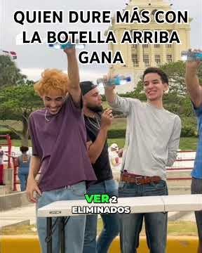 QUIEN DURE MÁS CON LA BOTELLA ARRIBA GANA