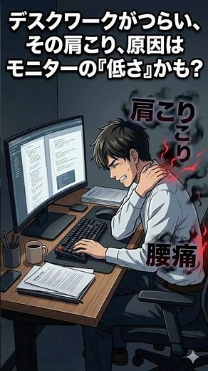 モニターアームの選び方｜失敗しないチェックポイントと注意点｜肩こり対策編