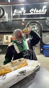 The Duckman takes on the KING of South Street. #duckmanbreaks #phillycheesesteak #philly